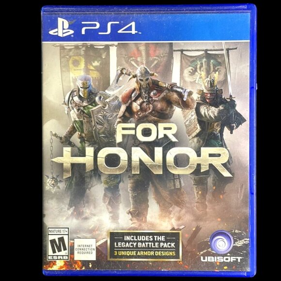 For Honor PS4 Game Includes Legacy Battle Pack & Unique Armor Designs Ubisoft Ma - Picture 1 of 3